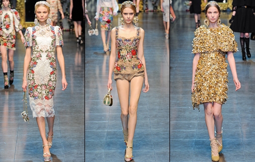 Défilé Dolce & Gabbana 2013