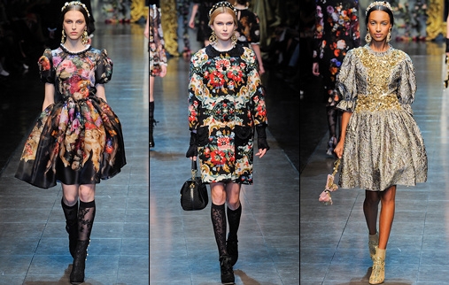 Défilé Dolce & Gabbana 2013