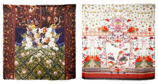 Foulards en cachemire Mary Katrantzou