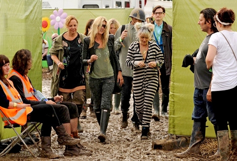 Kate Moss à Glastonbury