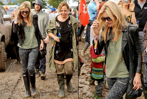 Kate Moss à Glastonbury