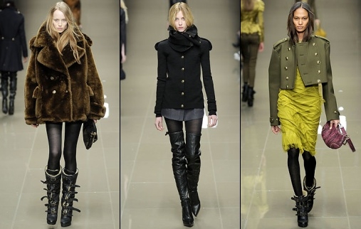 Défilé Burberry Prorsum 2011