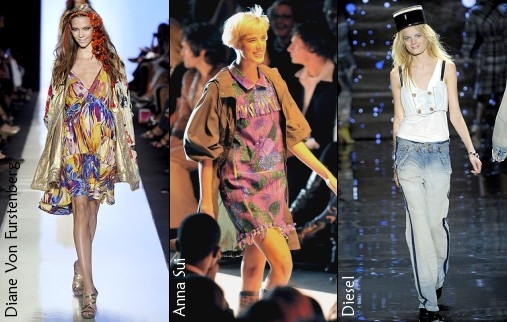 Défilés DVF, Anna Sui et Diesel