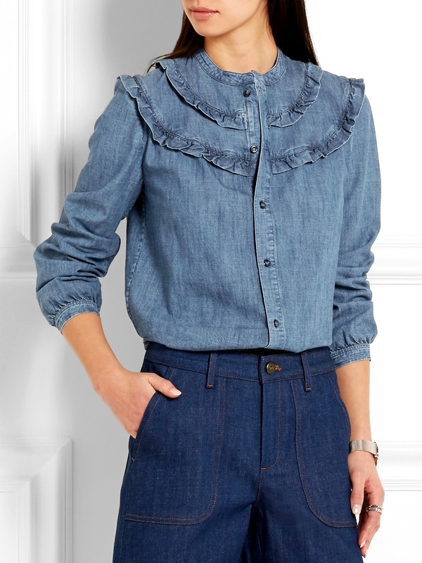 Chemise à volants A.P.C.