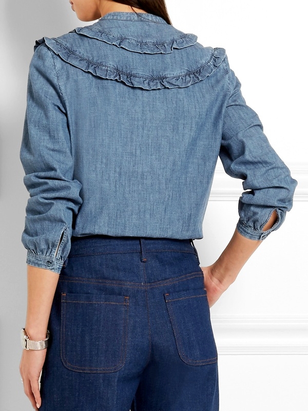 Chemise à volants A.P.C.