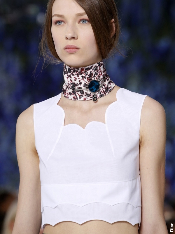 Défilé Dior - Look blanc