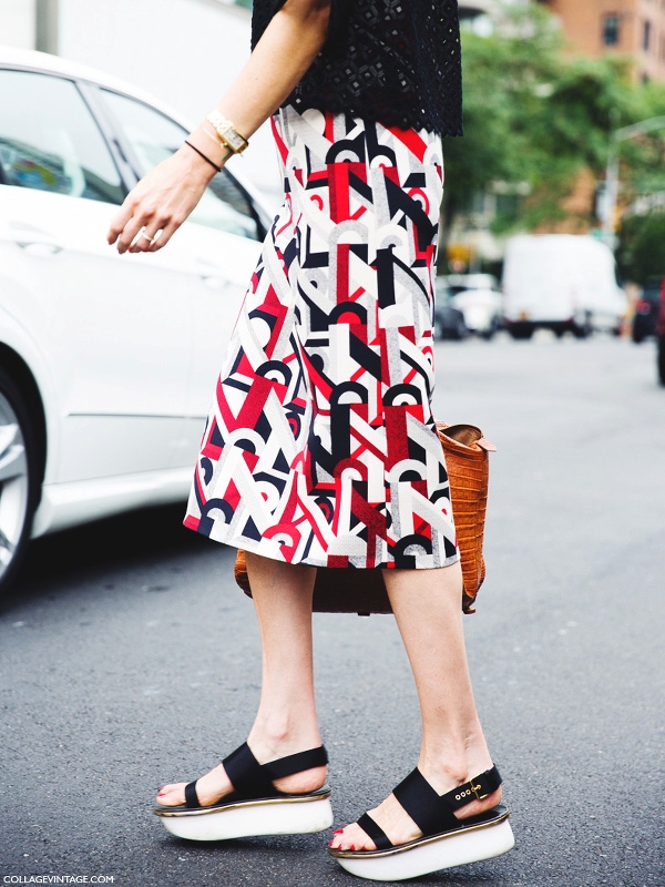 Sandales à plateaux