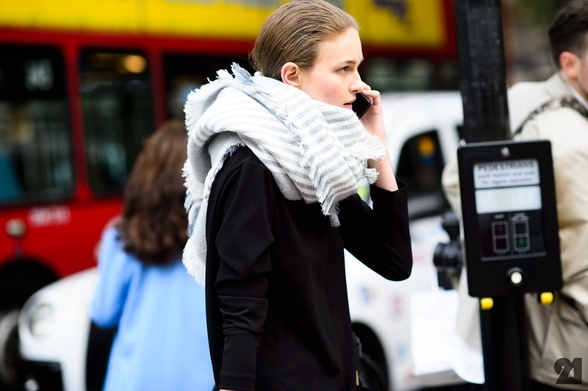 L'écharpe - Tendances automne/hiver 2014-2015