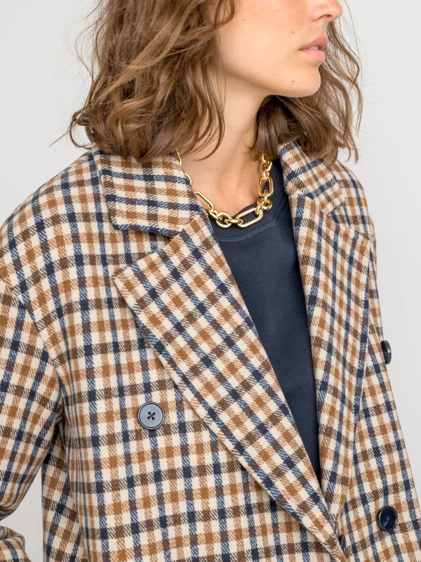Pardessus à carreaux