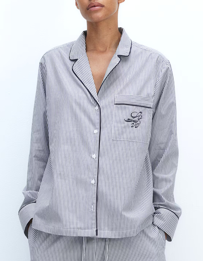 Chemise de pyjama rayée H&M