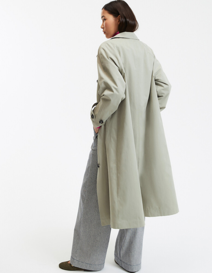 Imperméable vert tilleul