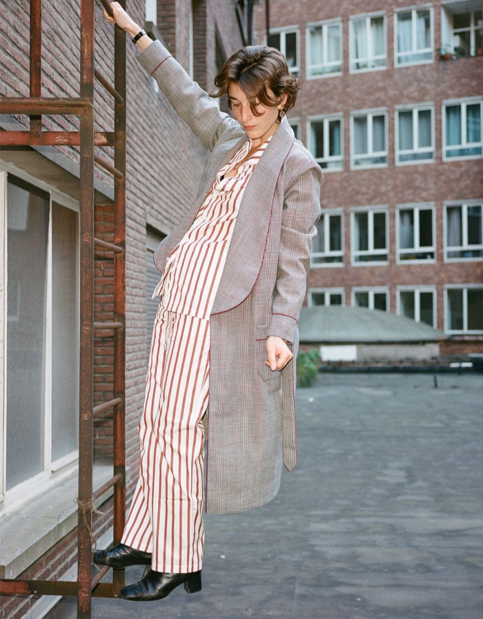 Peignoir en ville pour femme