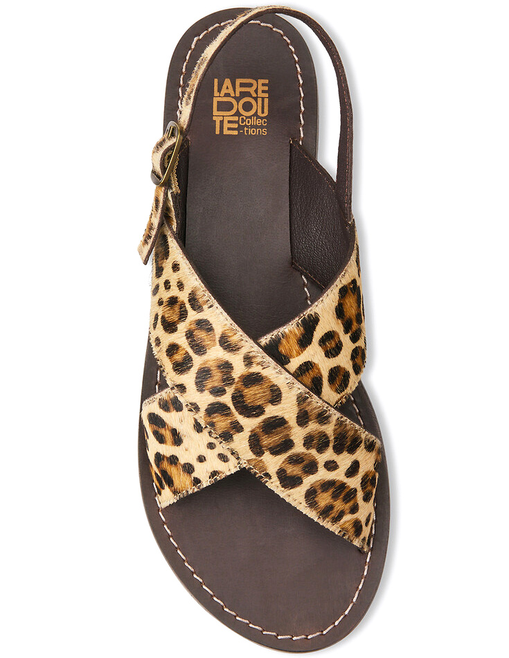 Sandales léopard