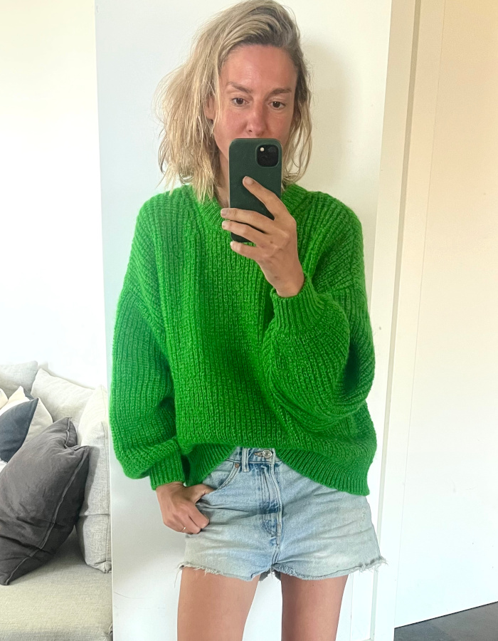 Lise Huret - pull vert